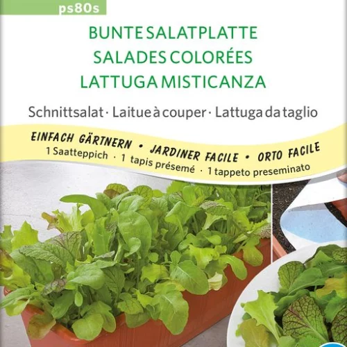 *Salade à tondre Mélange coloré, tapis présemé