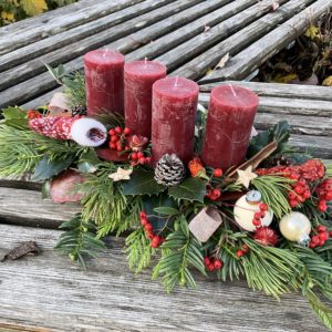 Arrangement 4 bougies